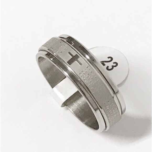 Stainless Steel Spinner Band Ring For Men / Women - Picture 3 of 4